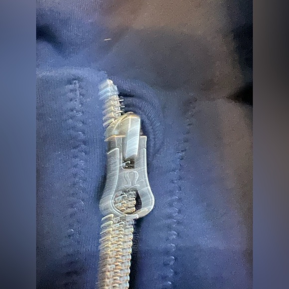 Lululemon Daily Yoga Jacket Women's 8 Inkwell Blue Full Zip Turtleneck Stretch - Picture 3 of 7